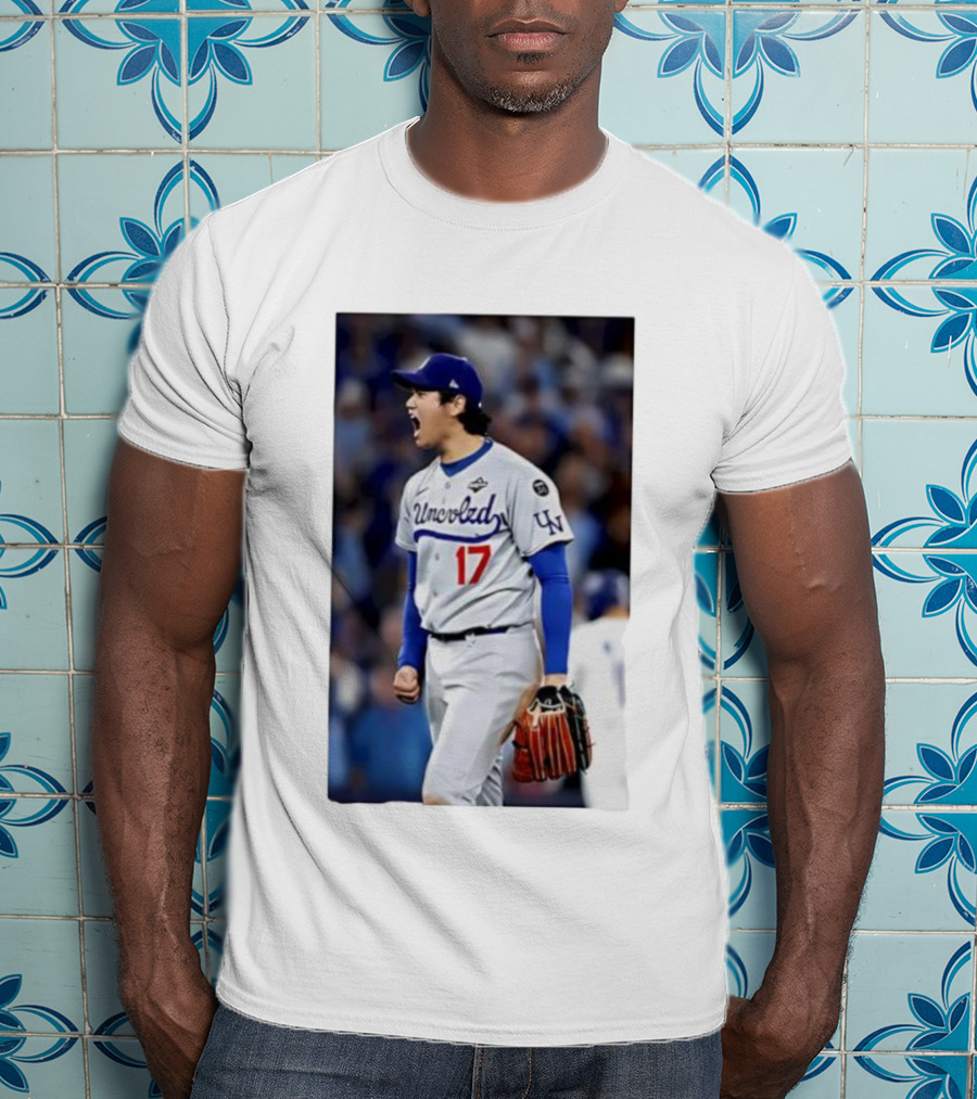Shohei Ohtani Uncoded LA Player Number 17 T-Shirt