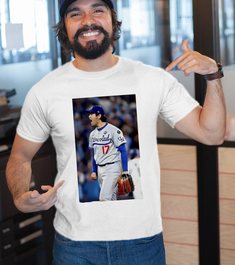Shohei Ohtani Uncoded LA Player Number 17 T-Shirt