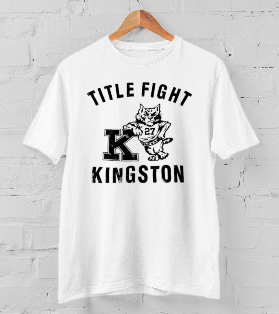 Title Fight Kingston Cat Mascot Retro Style T-Shirt