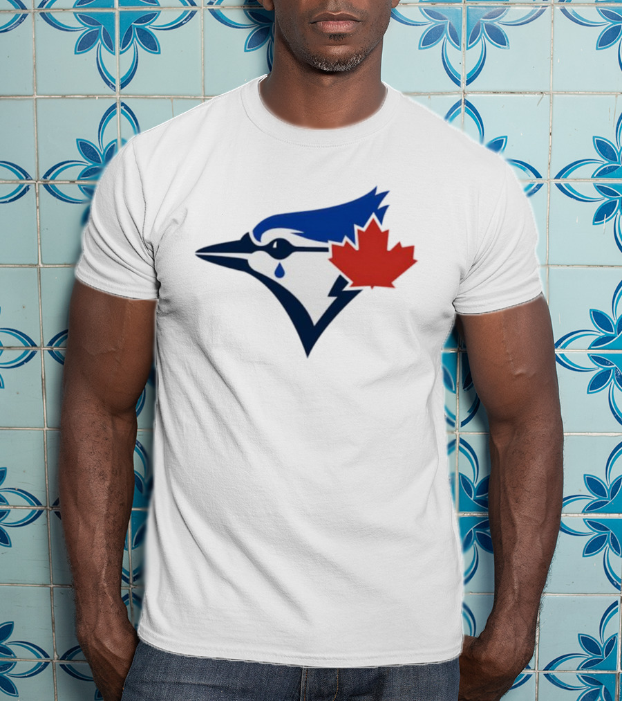Toronto Blue Jays Maple Leaf Logo With Tear Drop T-Shirt