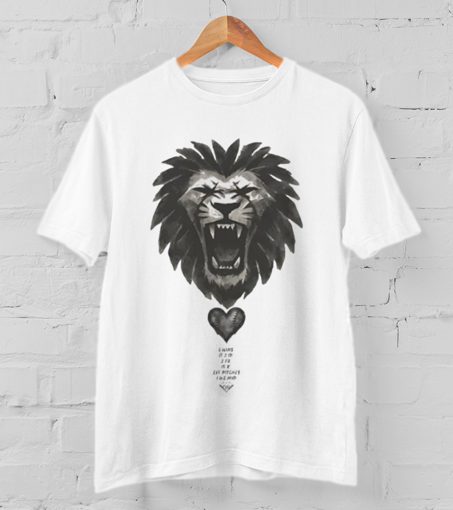 WS MVP Heart Of A Lion LA Baseball Collection T-Shirt