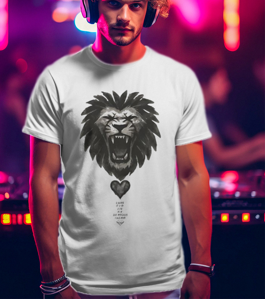 WS MVP Heart Of A Lion LA Baseball Collection T-Shirt