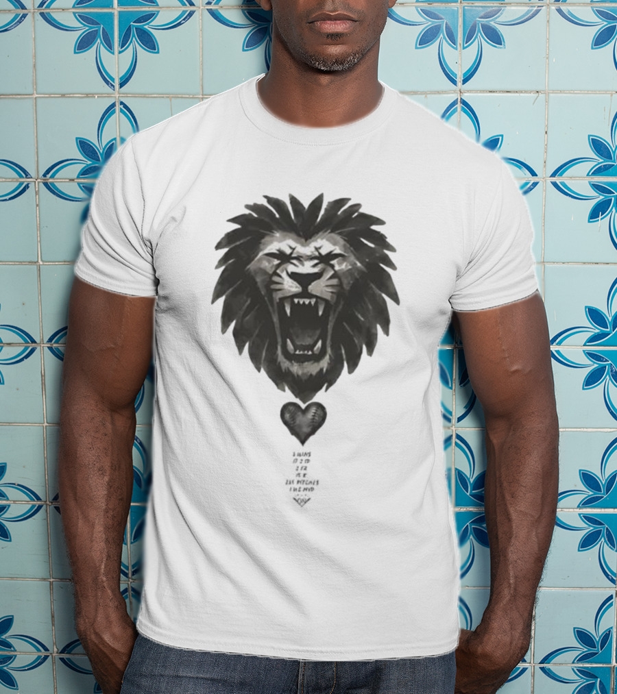 WS MVP Heart Of A Lion LA Baseball Collection T-Shirt
