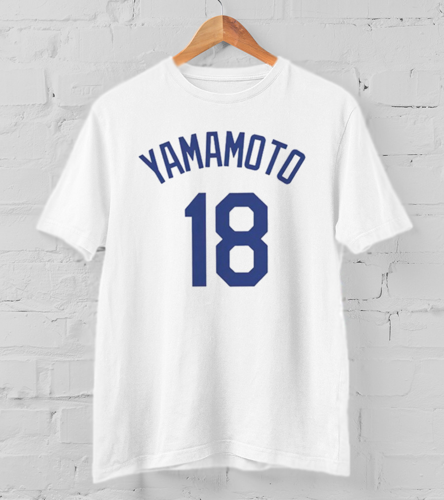 Yoshinobu Yamamoto 18 Los Angeles Dodgers MVP Cartoon T-Shirt