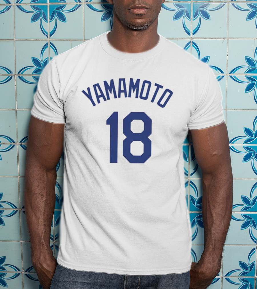 Yoshinobu Yamamoto 18 Los Angeles Dodgers MVP Cartoon T-Shirt
