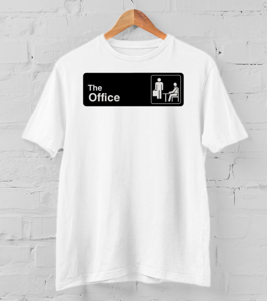 The Office Black And White Iconic Symbol Design T-Shirt