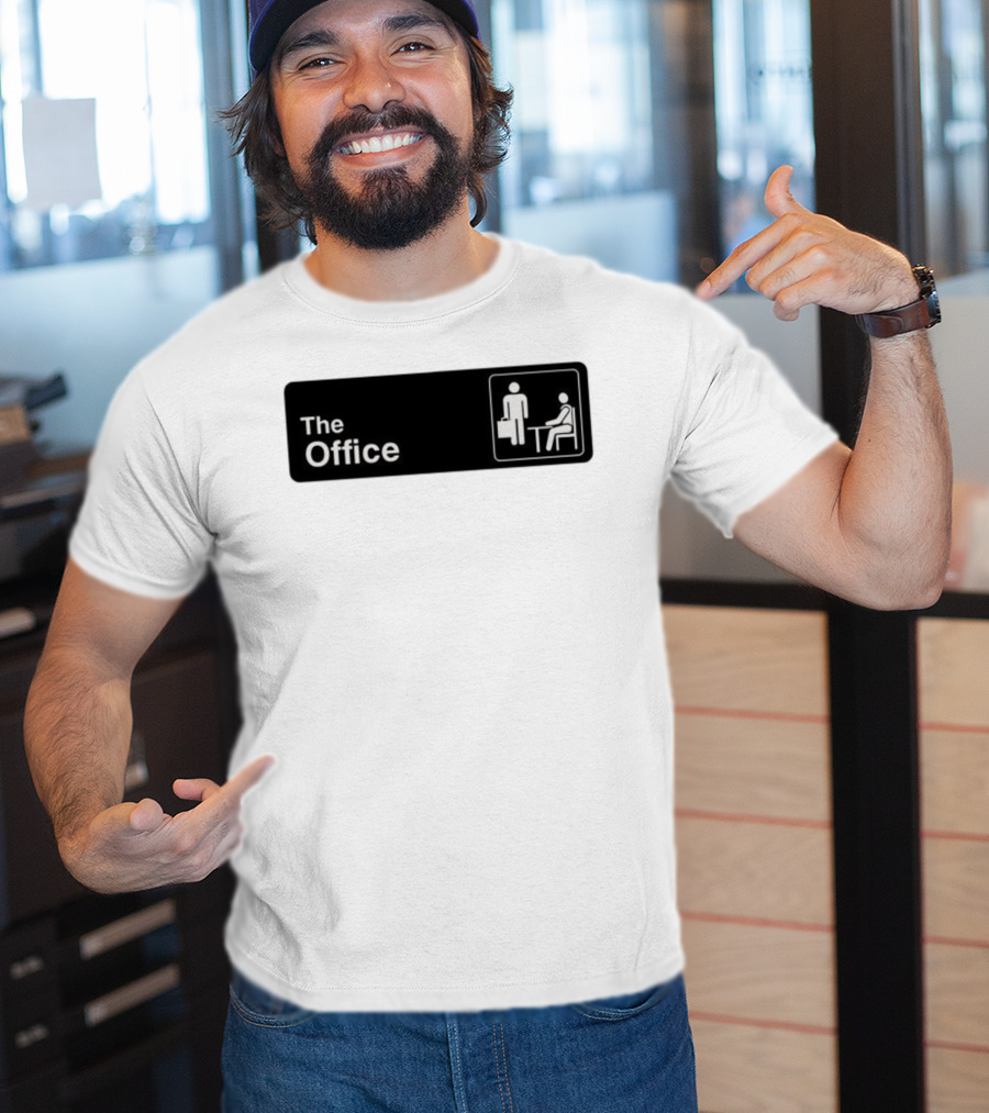 The Office Black And White Iconic Symbol Design T-Shirt