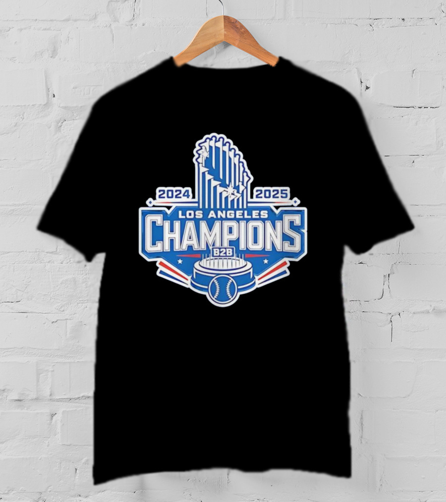 2024 2025 Los Angeles B2B Champions Baseball Cup T-Shirt