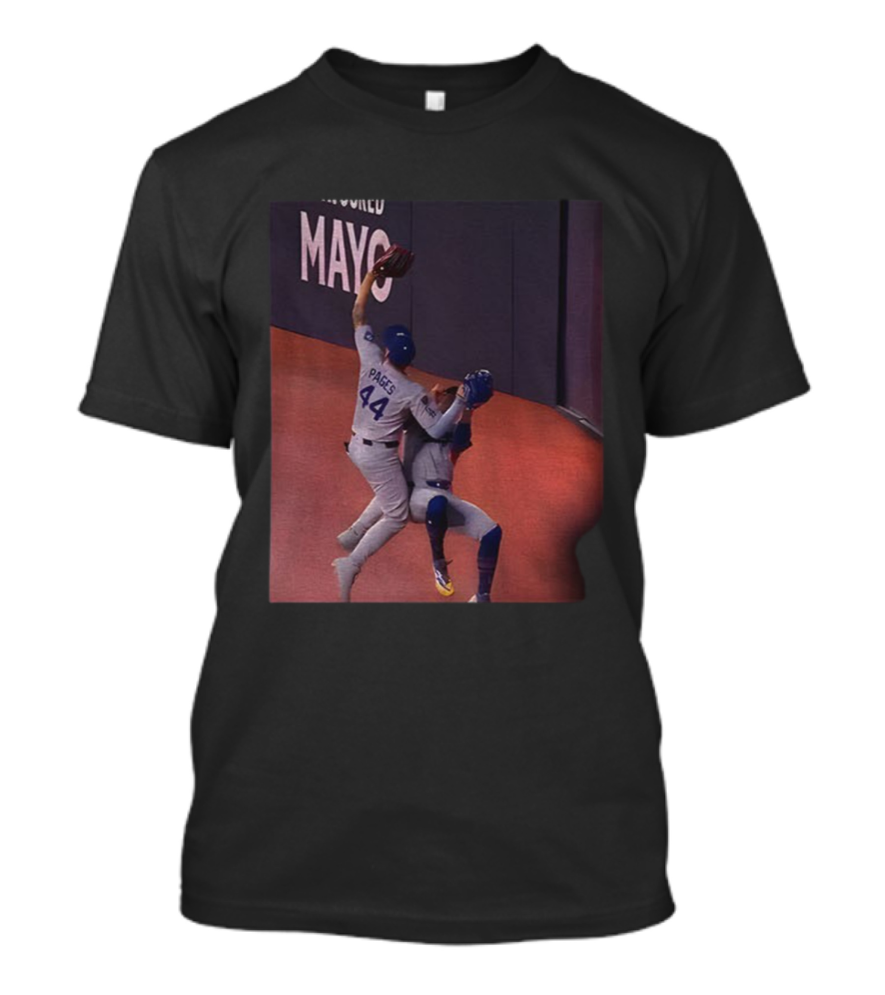 Andy Pages 2025 Game-Saving Catch Baseball Action Moment T-Shirt