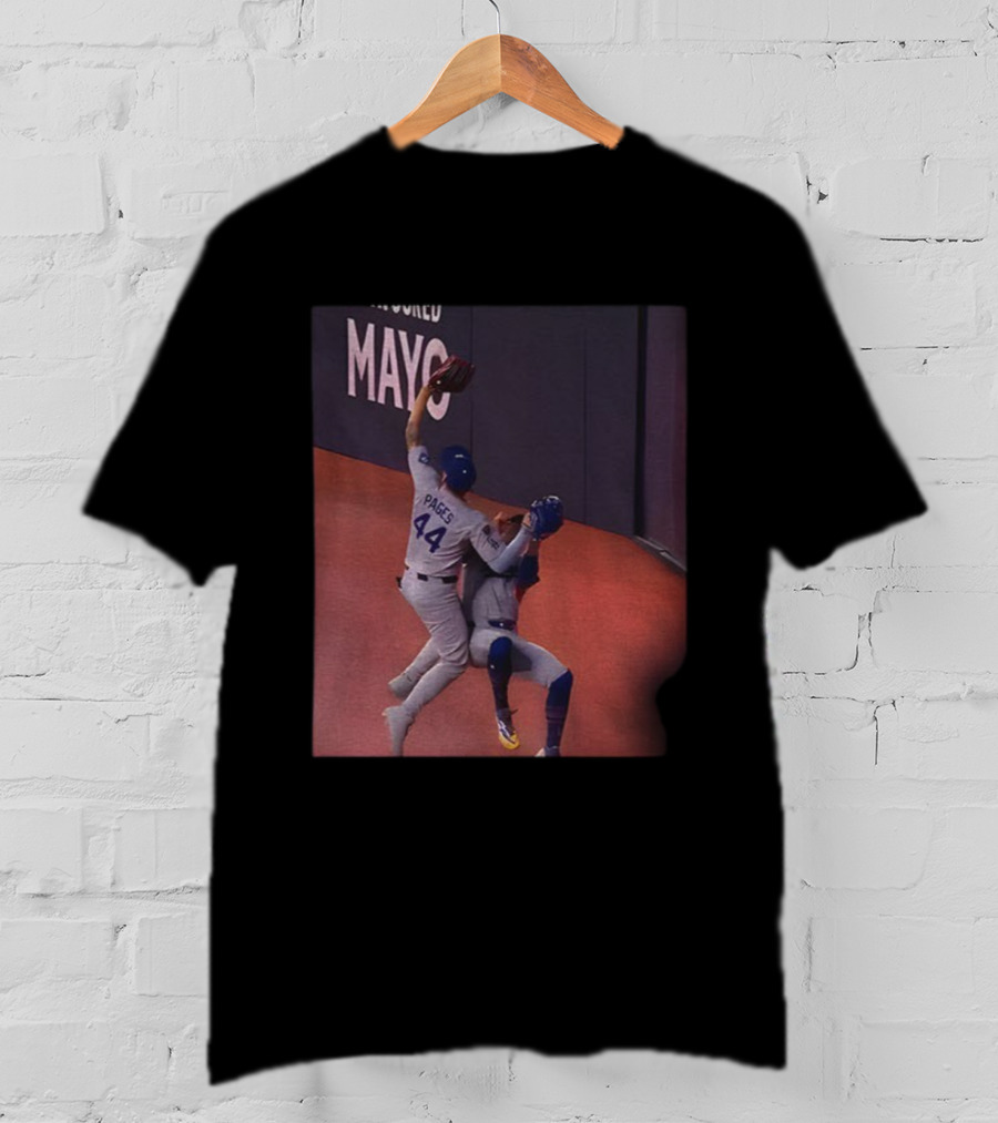 Andy Pages 2025 Game-Saving Catch Baseball Action Moment T-Shirt
