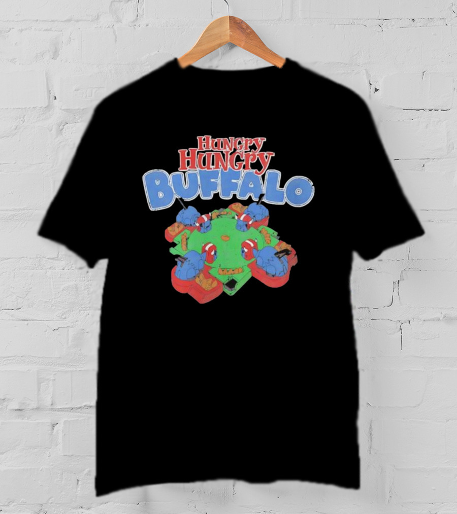 Hungry Hungry Buffalo Board Game Parody Buffalo Bills Fans T-Shirt