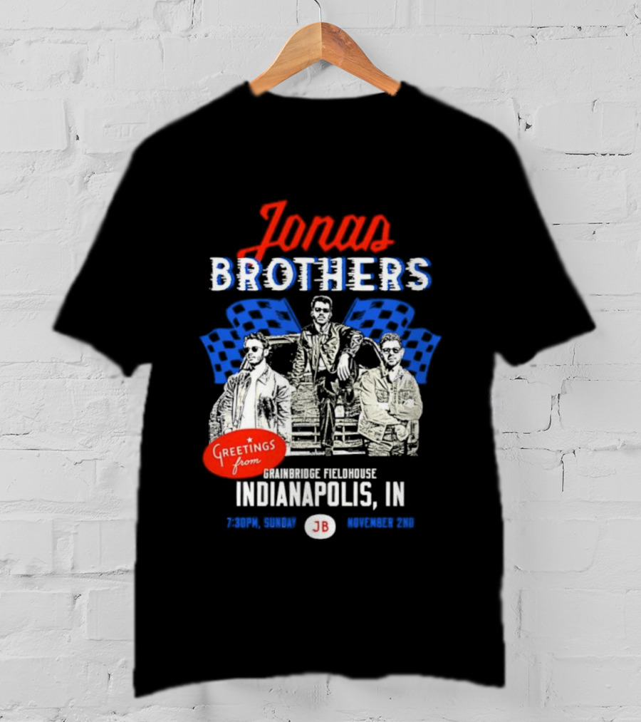 Greetings From Jonas Brothers Indianapolis IN Sunday JB Your Hometown T-Shirt