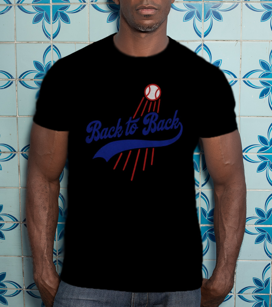 Los Angeles Dodgers Back To Back World Series Champions 2025 MLB Baseball T-Shirt