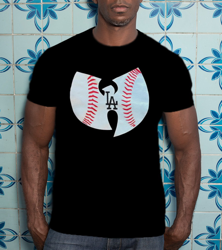 Los Angeles Dodgers Wu Tang Clan Baseball Collaboration T-Shirt