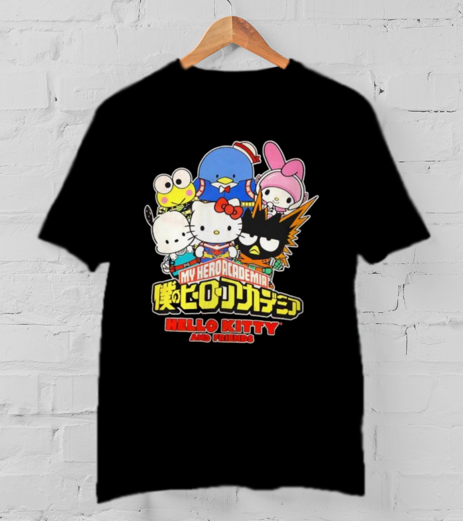 My Hero Academia Boku No Hiro Akademia Hello Kitty And Friends T-Shirt