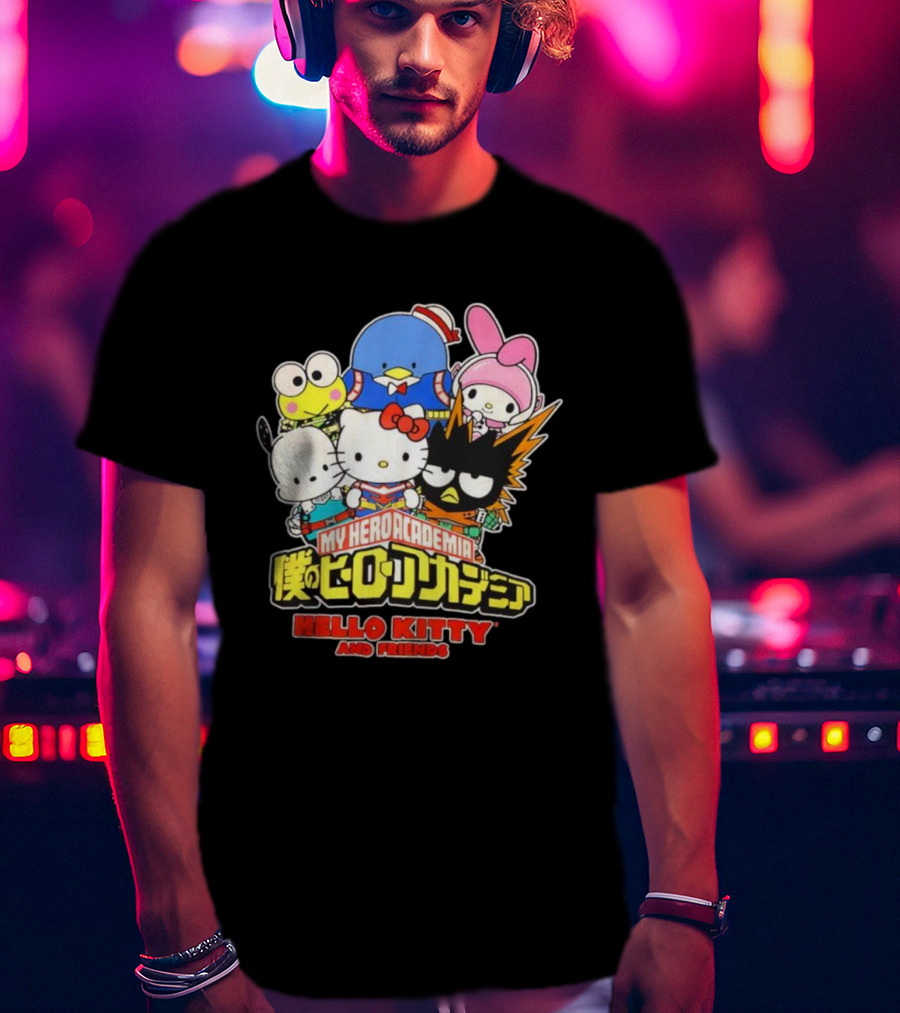 My Hero Academia Boku No Hiro Akademia Hello Kitty And Friends T-Shirt