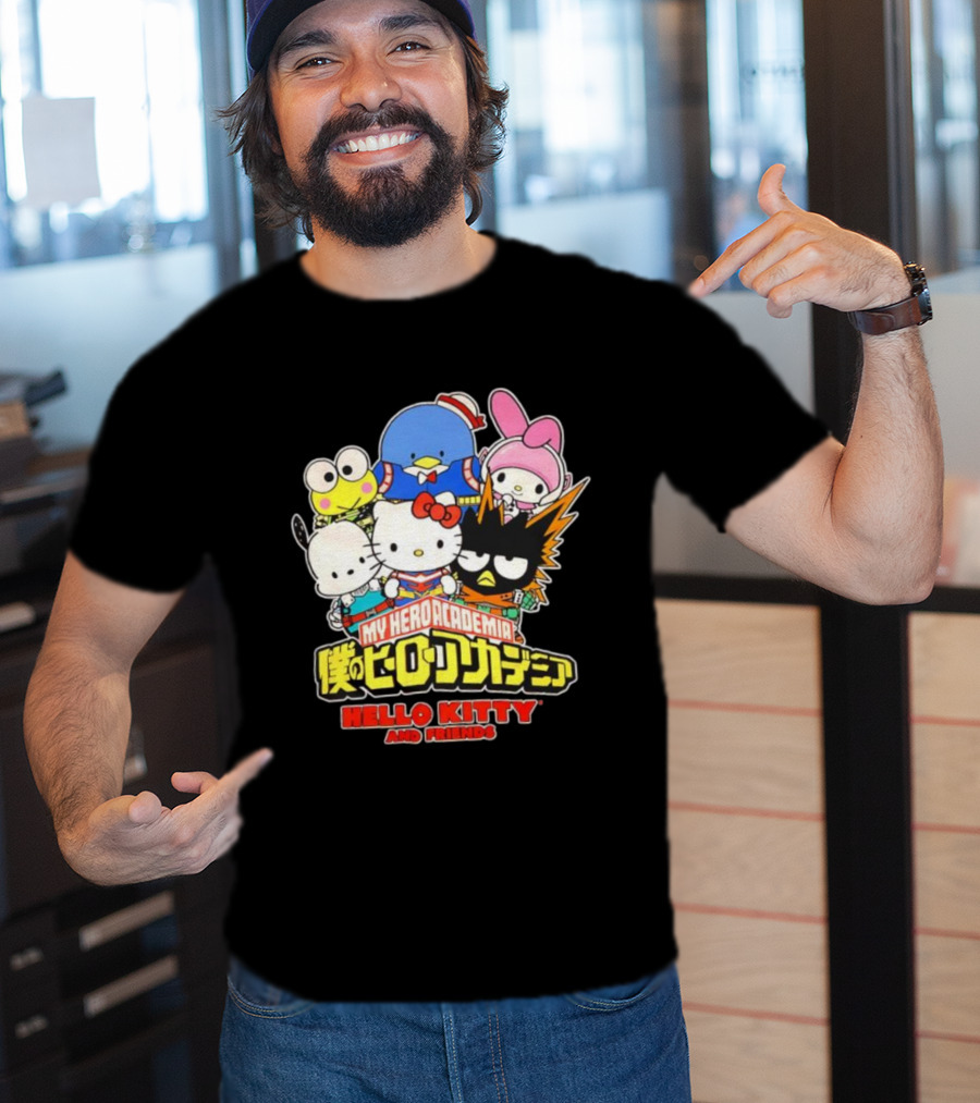 My Hero Academia Boku No Hiro Akademia Hello Kitty And Friends T-Shirt