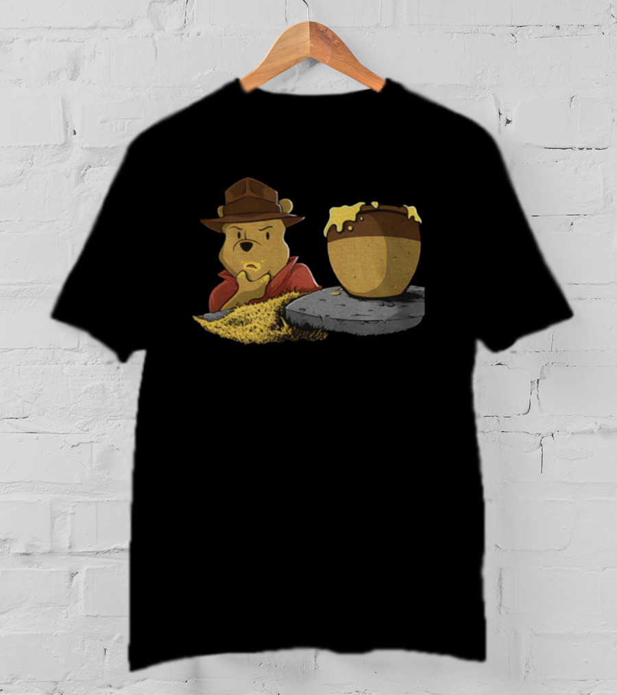 Winnie The Pooh Indiana Jones Raider Of The Bad Honey Adventure T-Shirt