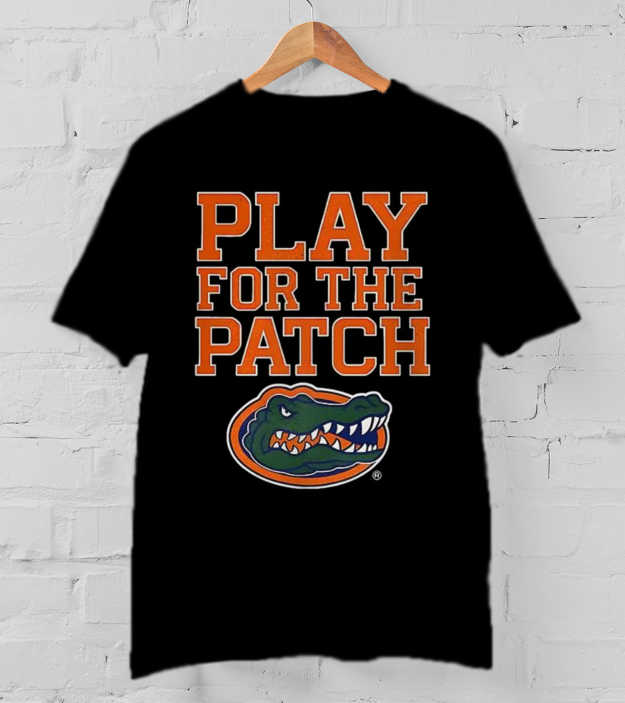 Play For The Patch Florida Gators Alligator Emblem T-Shirt