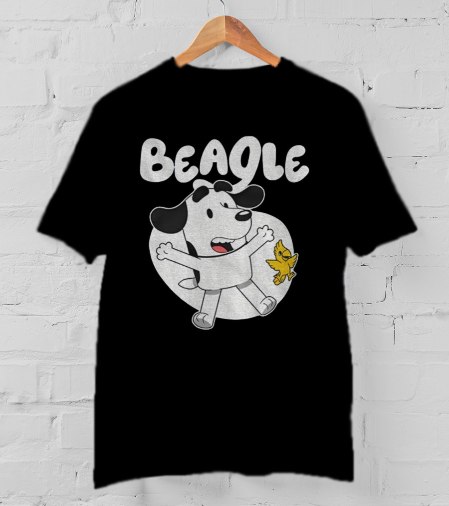 Snoopy Woodstock Bluey Beagle Dog Children Animation T-Shirt
