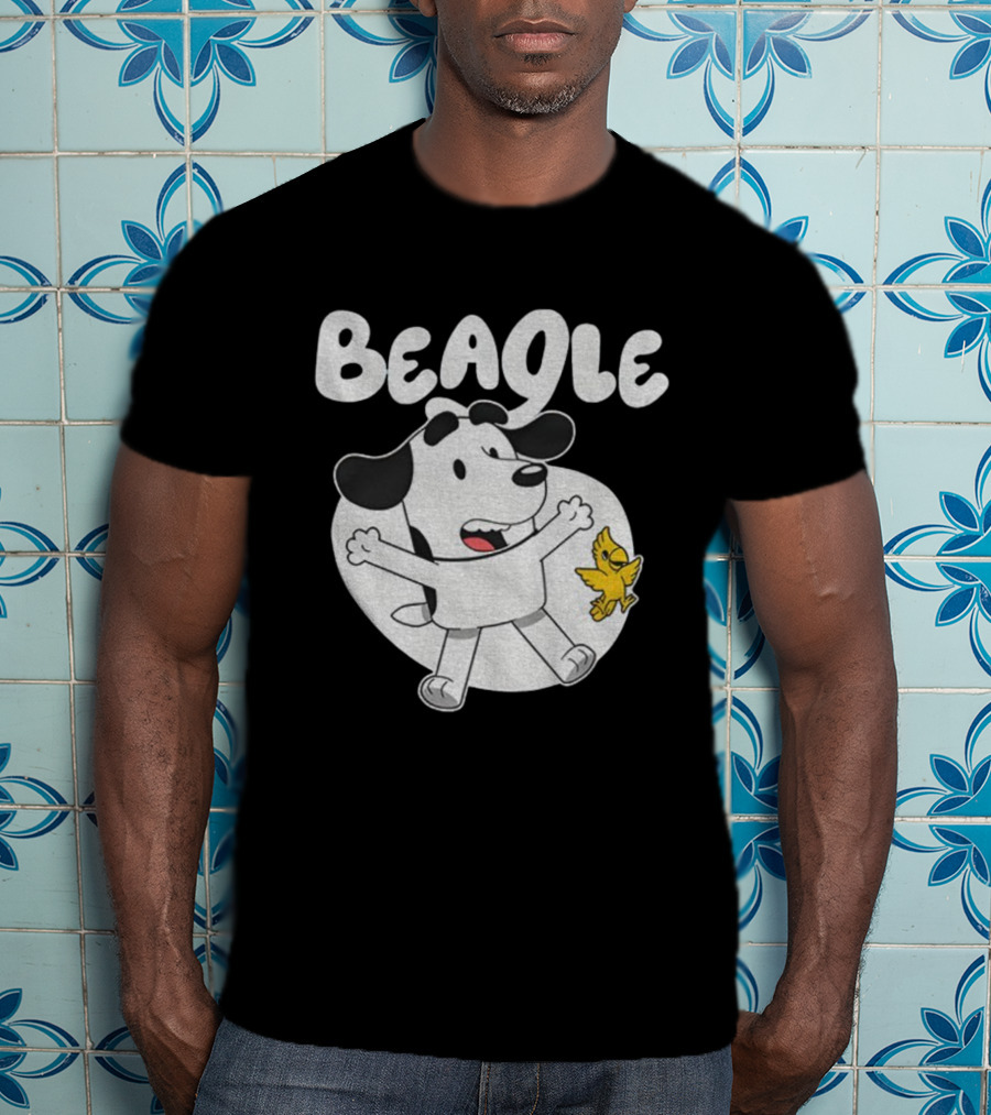 Snoopy Woodstock Bluey Beagle Dog Children Animation T-Shirt