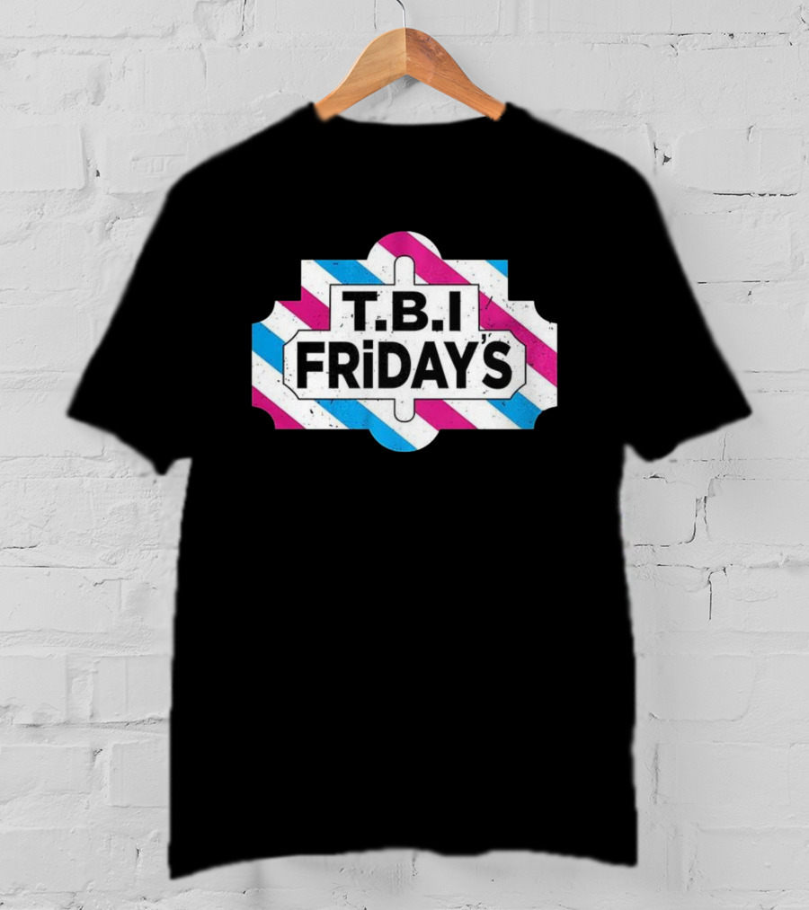 T.B.I Friday's Transgender Pride Flag T-Shirt
