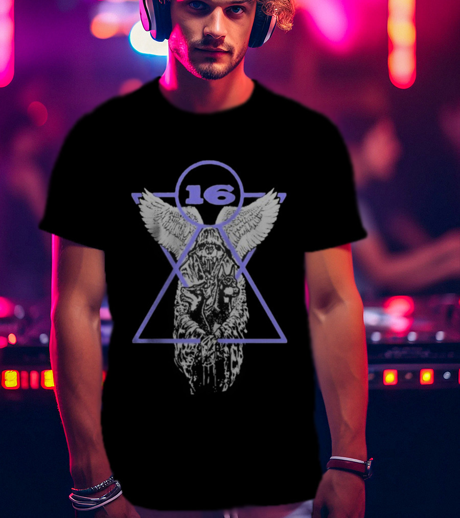 16 Wolf Winged Reaper Angel T-Shirt