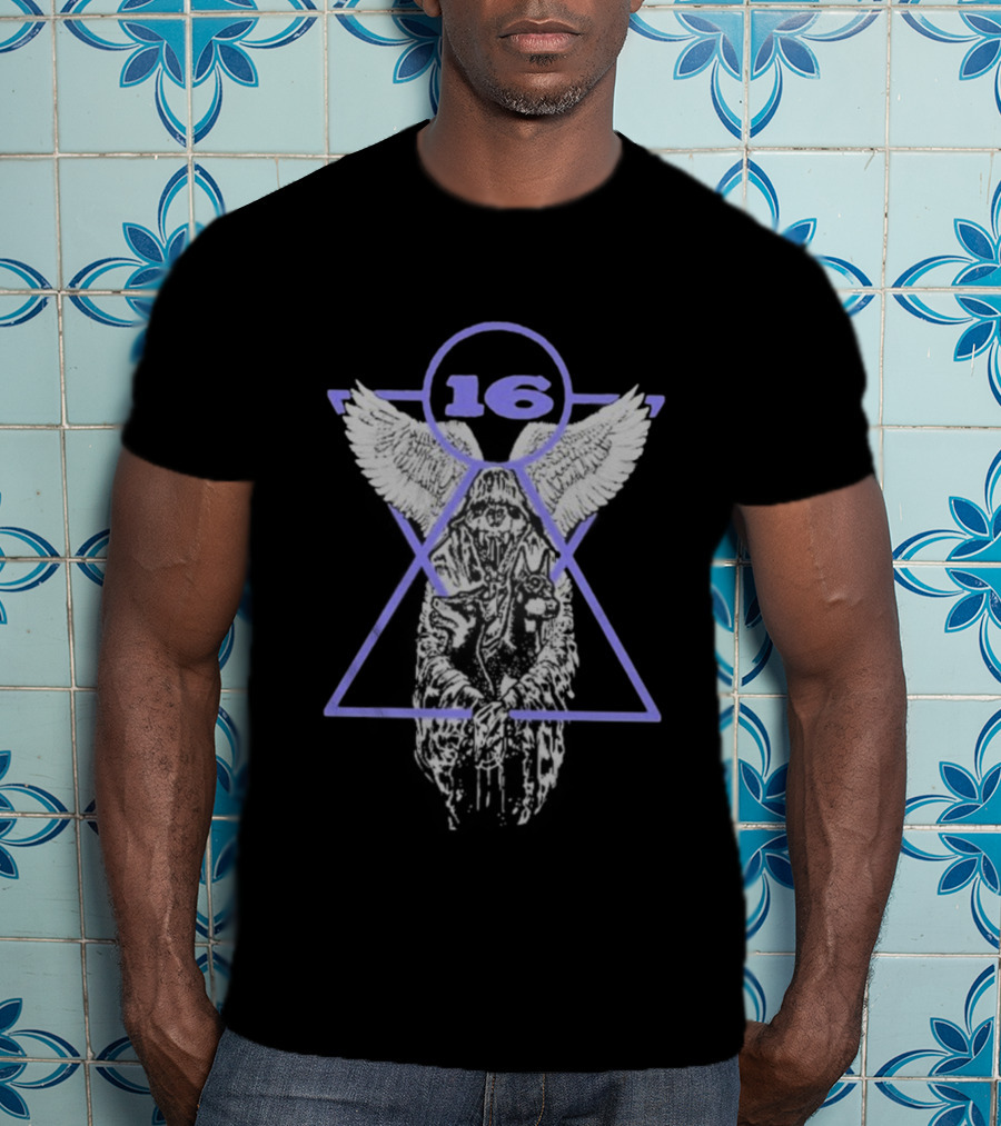 16 Wolf Winged Reaper Angel T-Shirt