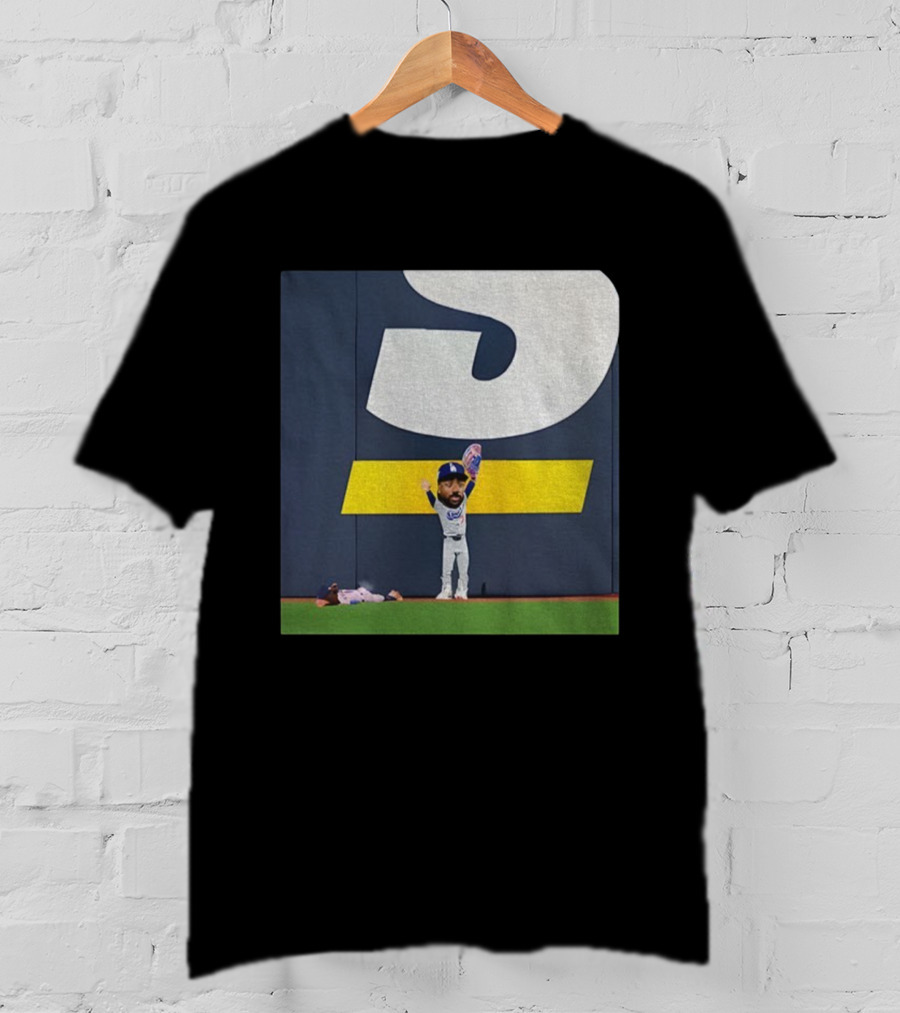 Andy Pages Catch World Series 2025 Champs Los Angeles Dodgers Victory Celebration T-Shirt