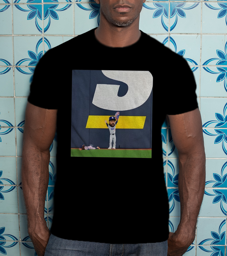 Andy Pages Catch World Series 2025 Champs Los Angeles Dodgers Victory Celebration T-Shirt