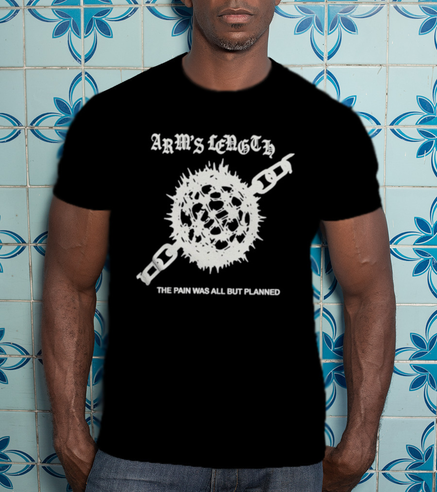 Arm’s Length The Pain Was All But Planned Tour 2025 Spiked Ball Chain Design T-Shirt