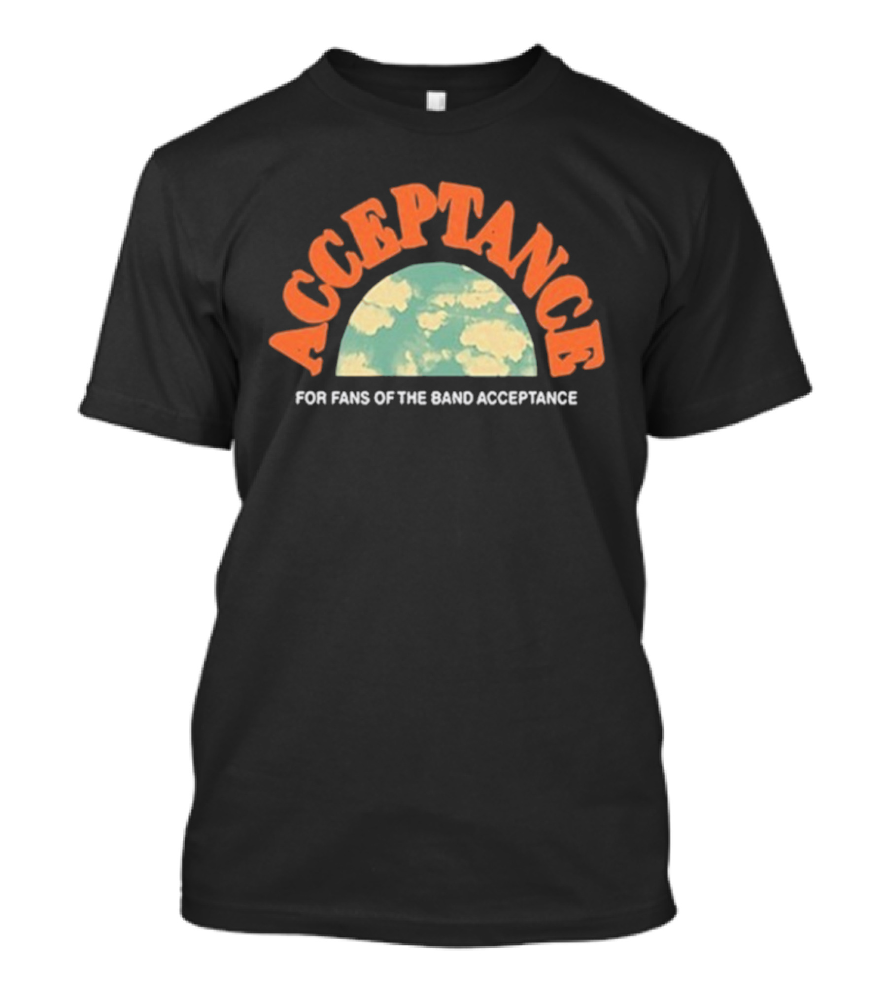 ACCEPTANCE Clouds Logo For Fans Of The Band Acceptance T-Shirt