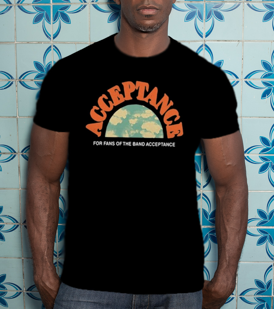 ACCEPTANCE Clouds Logo For Fans Of The Band Acceptance T-Shirt