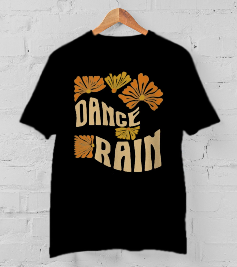 Charles Wesley Godwin Dance Rain Floral Pattern T-Shirt