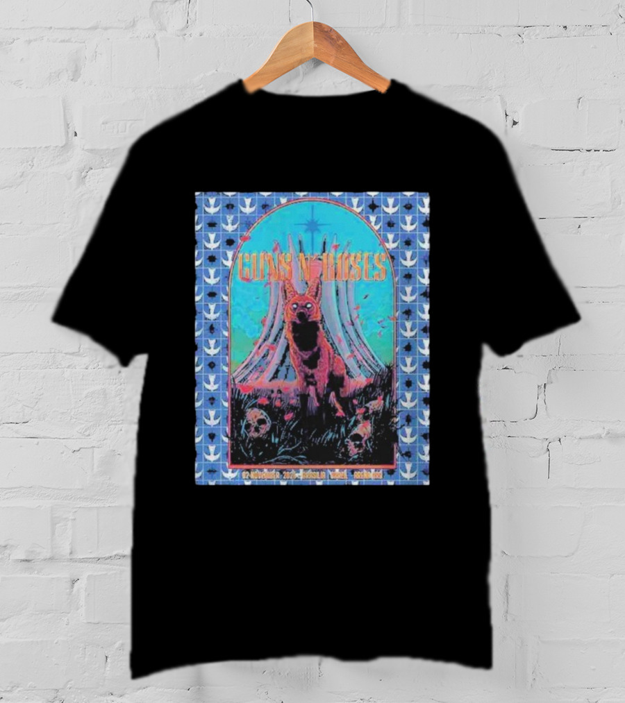 Guns N Roses Brasilia Brazil 2025 November 2 Arena BRB Concert T-Shirt