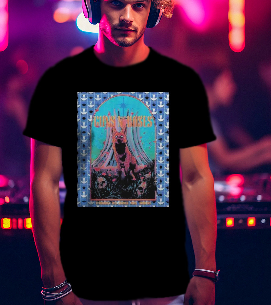 Guns N Roses Brasilia Brazil 2025 November 2 Arena BRB Concert T-Shirt