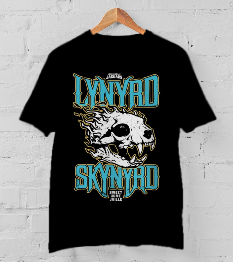 Jacksonville Jaguars Lynyrd Skynyrd Sweet Home Jville Football Collaboration T-Shirt