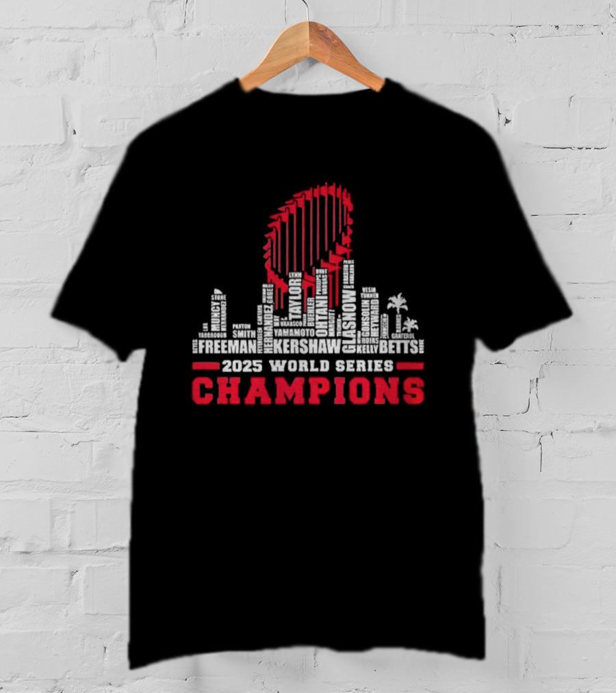 Philadelphia Phillies 2023 World Series Champions Skyline Celebration T-Shirt