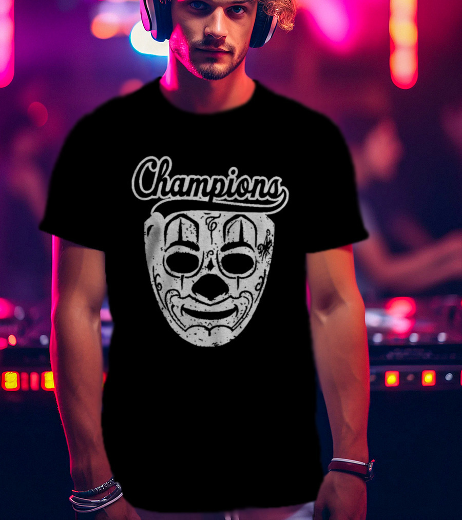 Los Angeles Dodgers Champions Game Day MLB World Series 2025 Mask T-Shirt