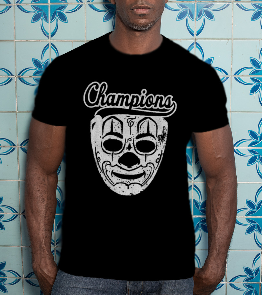 Los Angeles Dodgers Champions Game Day MLB World Series 2025 Mask T-Shirt