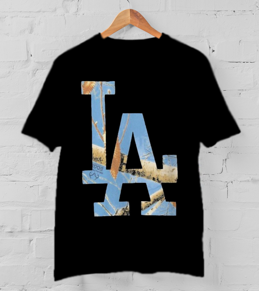 Los Angeles Dodgers LA Realtree Edge Camouflage T-Shirt