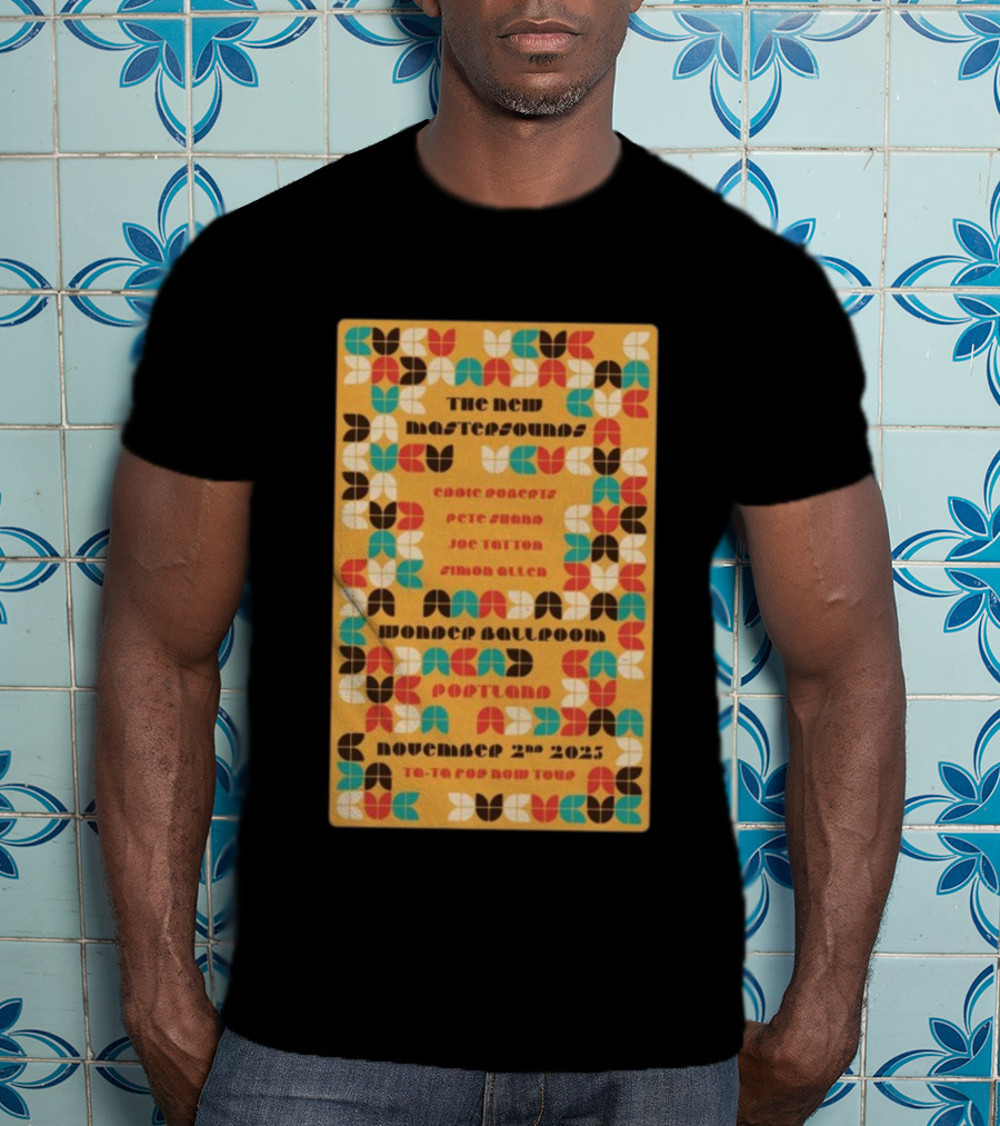 The New Mastersounds Wonder Ballroom November 2 2025 Portland To-Ta Top Now Tour T-Shirt