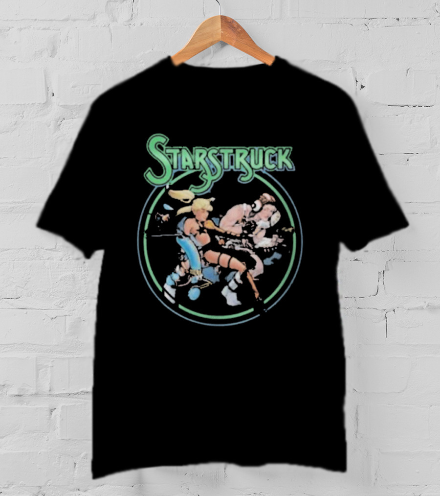 Starstruck Galatia 9 And Brucilla Dynamic Duo Retro Comic Style T-Shirt
