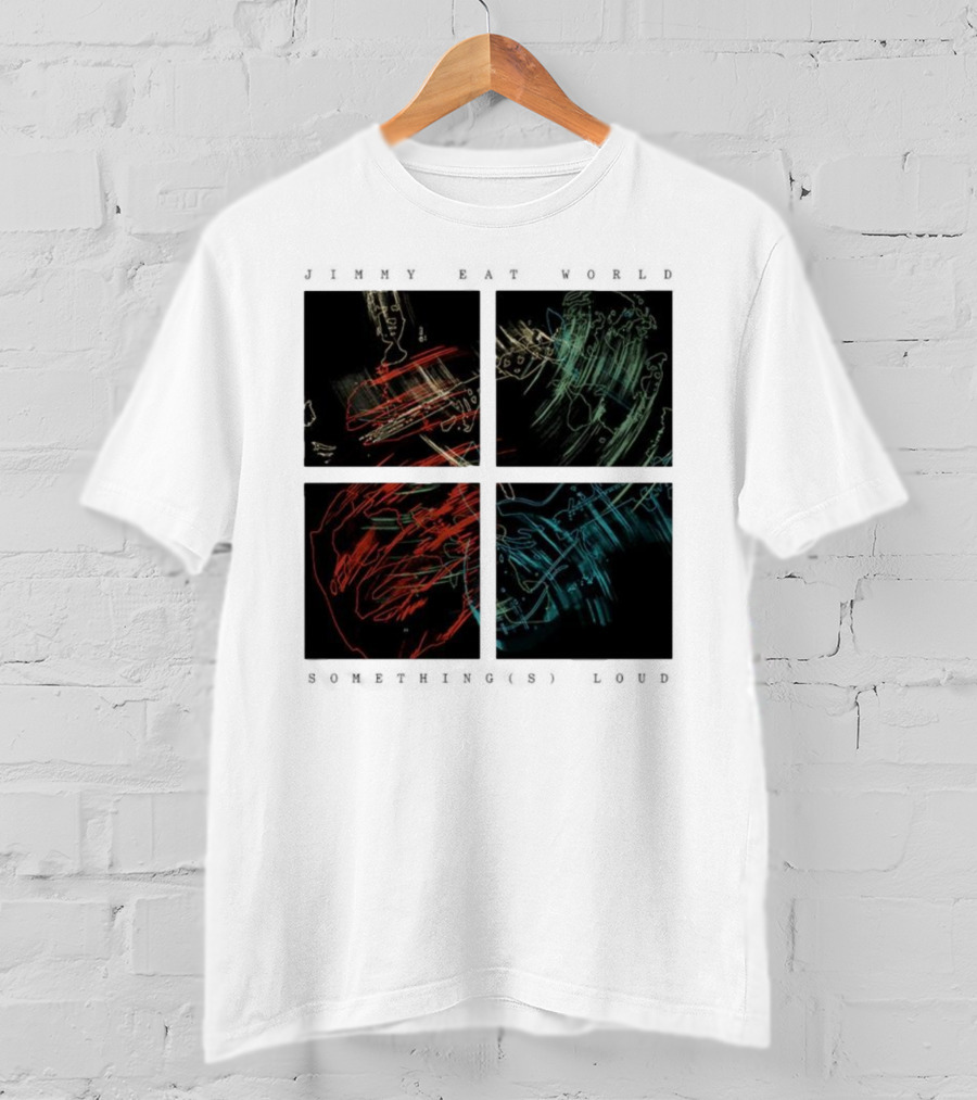 Jimmy Eat World Somethings Loud Quad Abstract Art T-Shirt