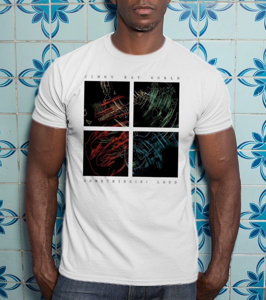 Jimmy Eat World Somethings Loud Quad Abstract Art T-Shirt