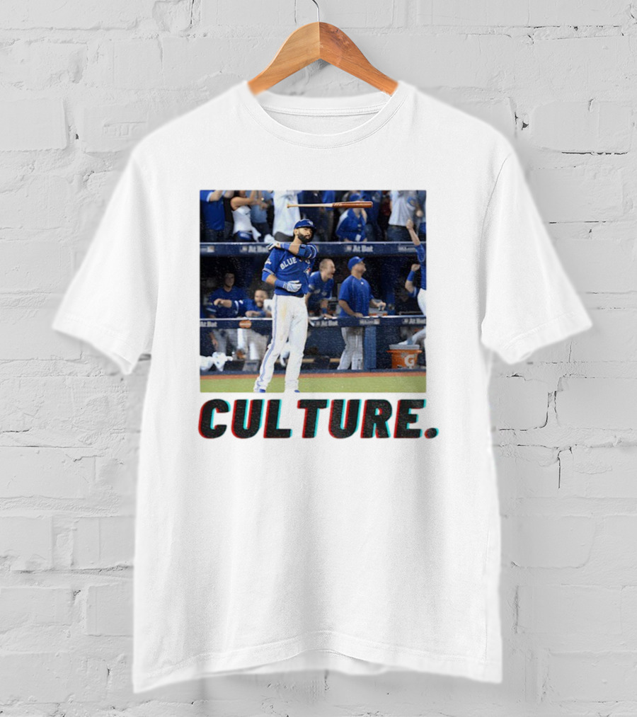 Blue Jays Jose Bautista Iconic Bat Flip Culture Celebration T-Shirt