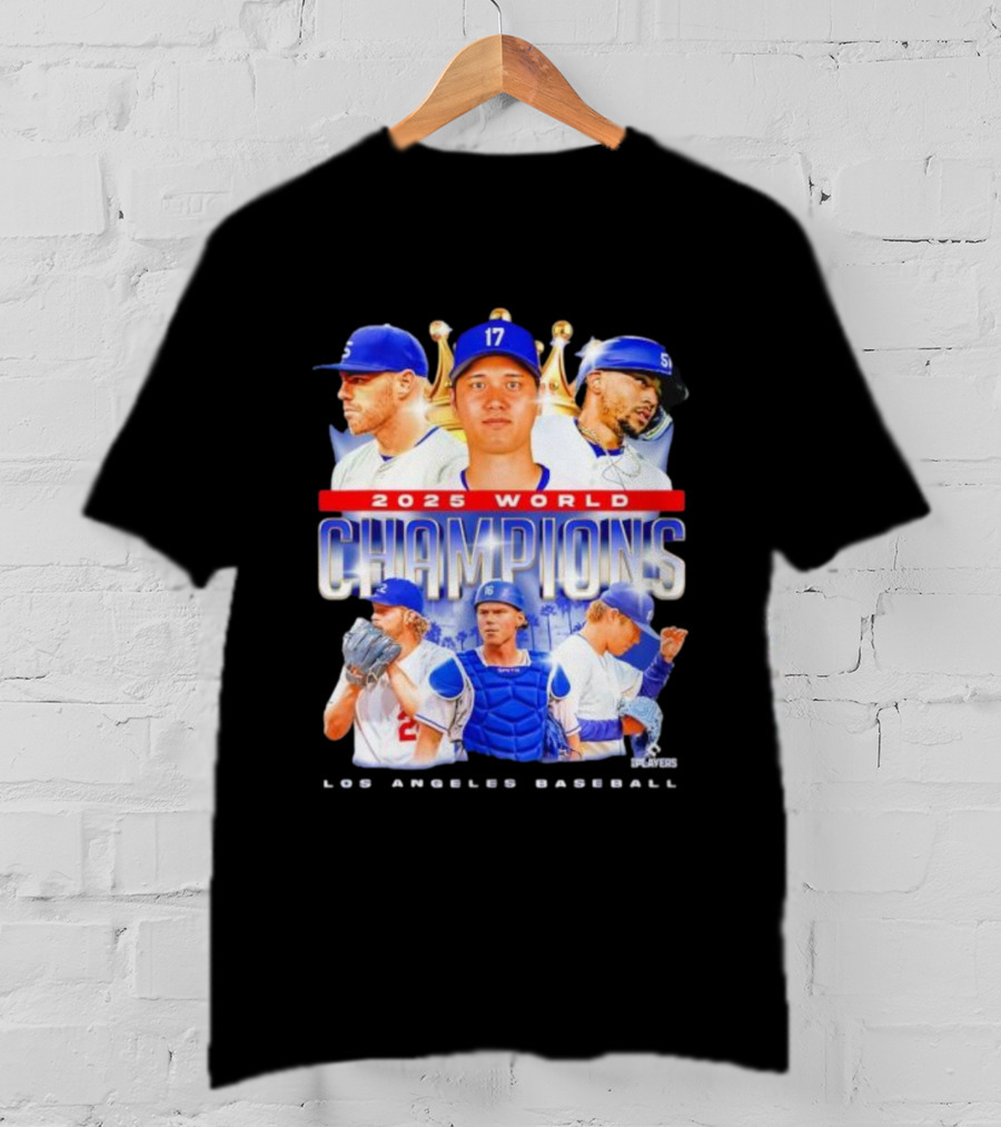2025 World Champions Los Angeles Baseball Series T-Shirt