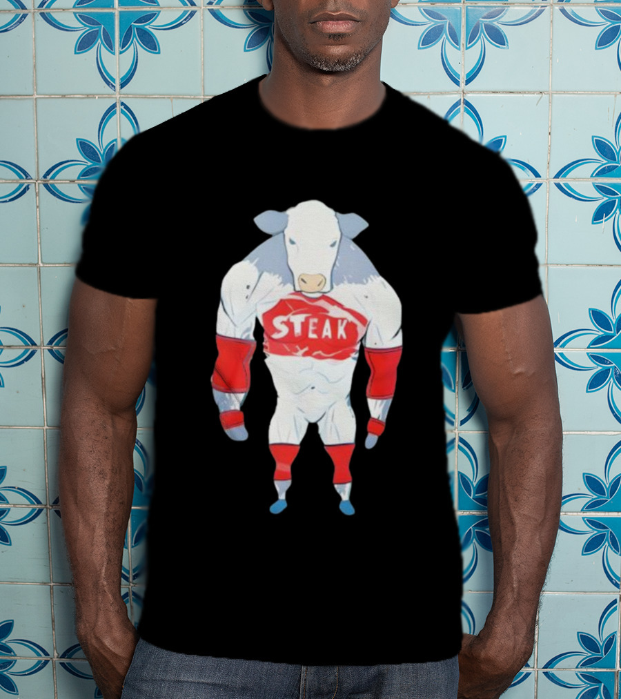 Dr Shawn Baker Cow Steak Muscle Beef Athlete T-Shirt