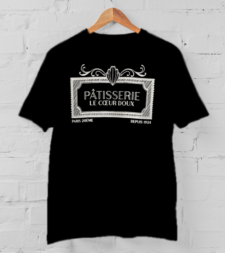 Pâtisserie Le Coeur Doux Paris 20ème Depuis 1924 T-Shirt