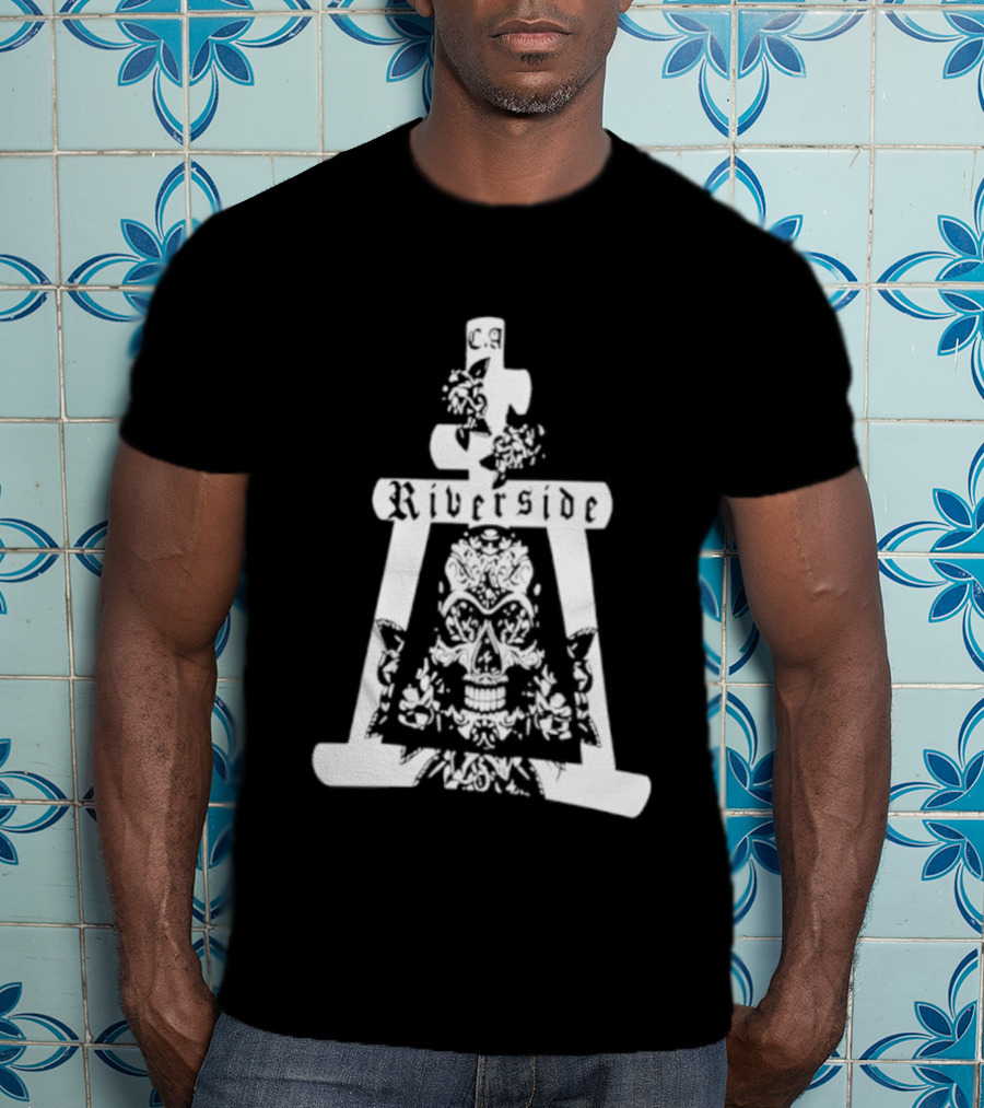 Riverside California Mission Inn Bell Skull Design T-Shirt